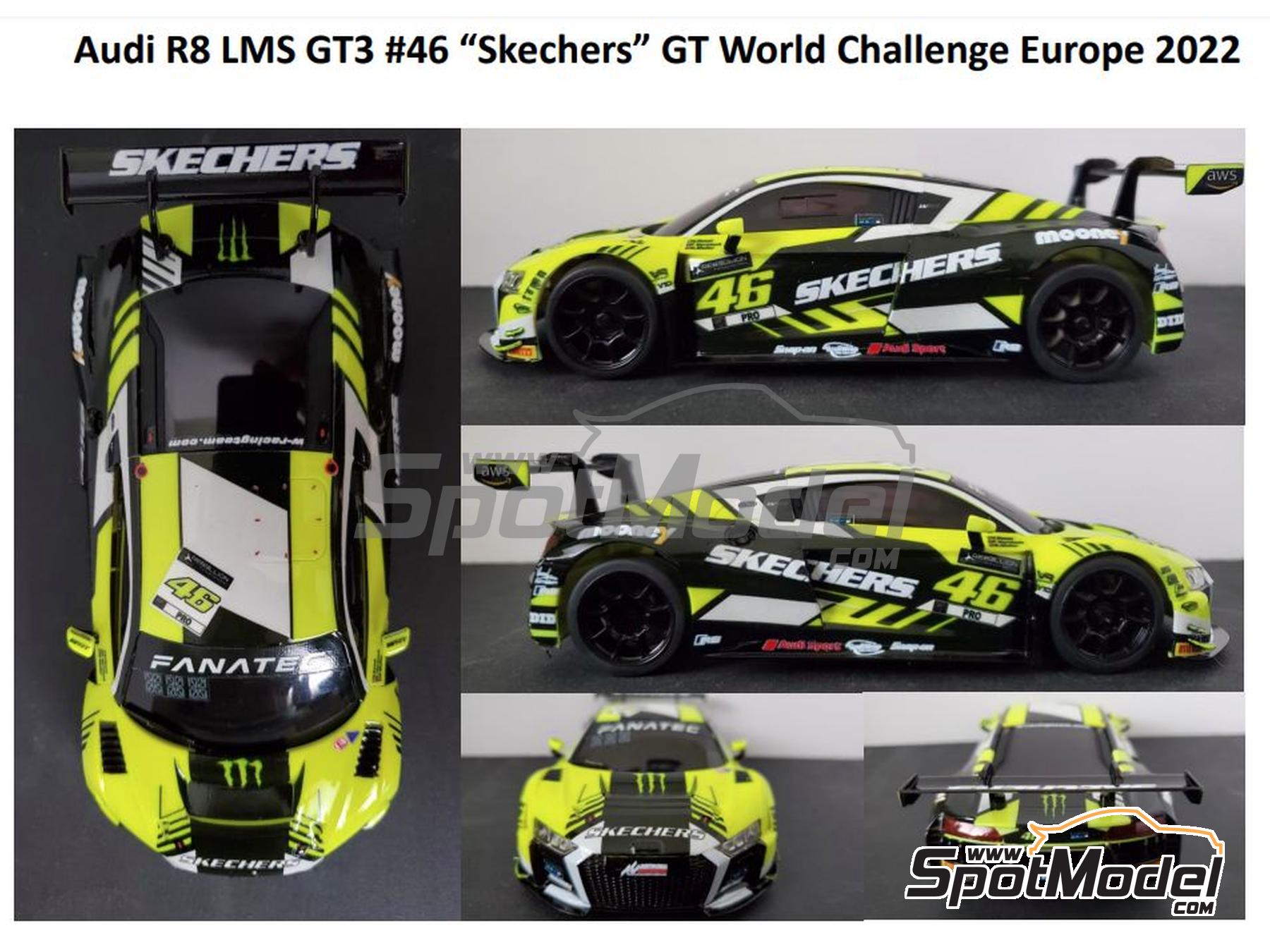 Miniz ボディ　Audi R8 LMS GT3 Skechers Kyosho Mini-Z ASC MR-03W-MM Audi R8 LMS White 2015 Body Set-